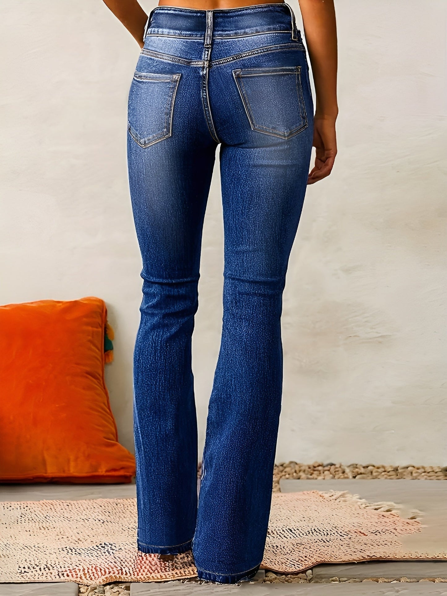 Neely - Jeans lejeri cu talie înaltă pentru femei