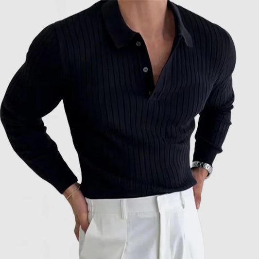 Blaine – Tricou Polo cu Mâneca Lungă Bărbați