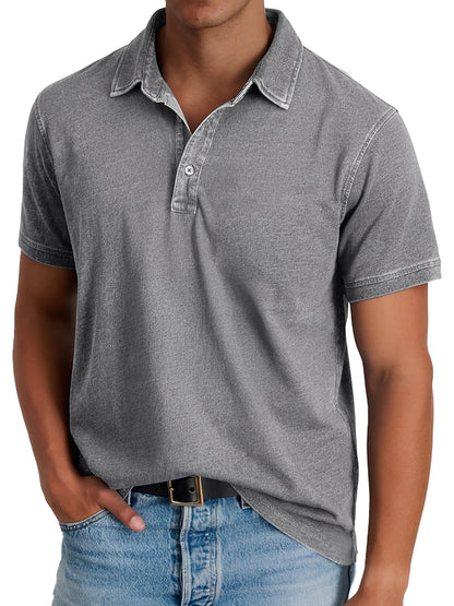 Darrell - Tricou polo modern, lejer pentru bărbați