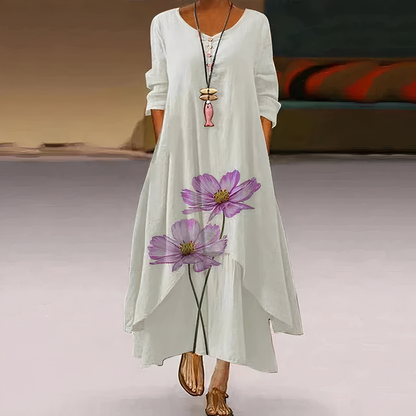 Kalin - Rochie elegantă cu tiv asimetric pentru femei