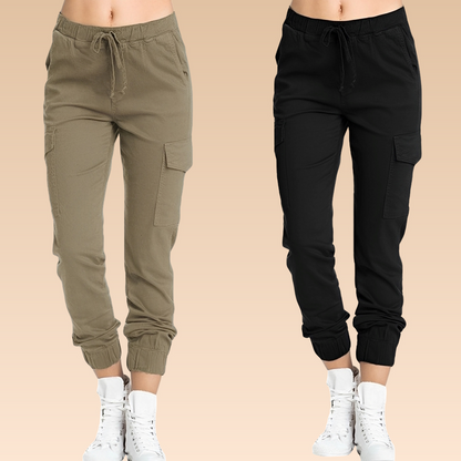 Zendi – Pantalon Cargo Elegant și Ajustat