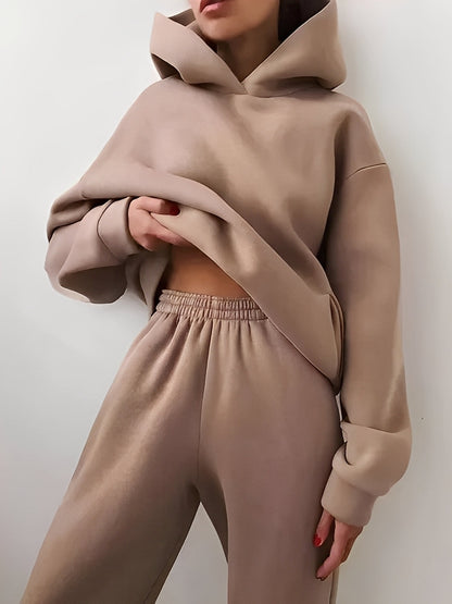 Adelia – Set de hoodie unicolor