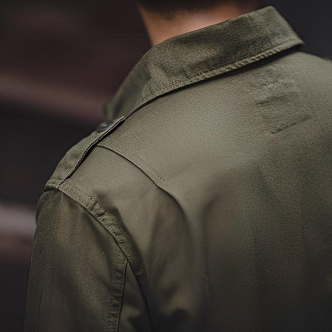 Arnold - Jachetă clasică spălată cu buzunare pentru bărbați