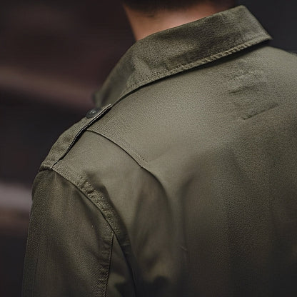 Arnold - Jachetă clasică spălată cu buzunare pentru bărbați