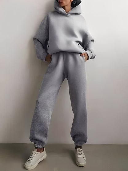 Adelia – Set de hoodie unicolor