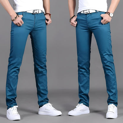 Russell - Pantaloni Chino Casual Slim pentru Bărbați