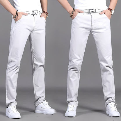 Russell - Pantaloni Chino Casual Slim pentru Bărbați