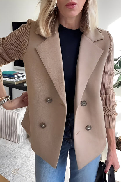 Maryann - Elegantní vlněný kabát pro ženy na cestování do práce