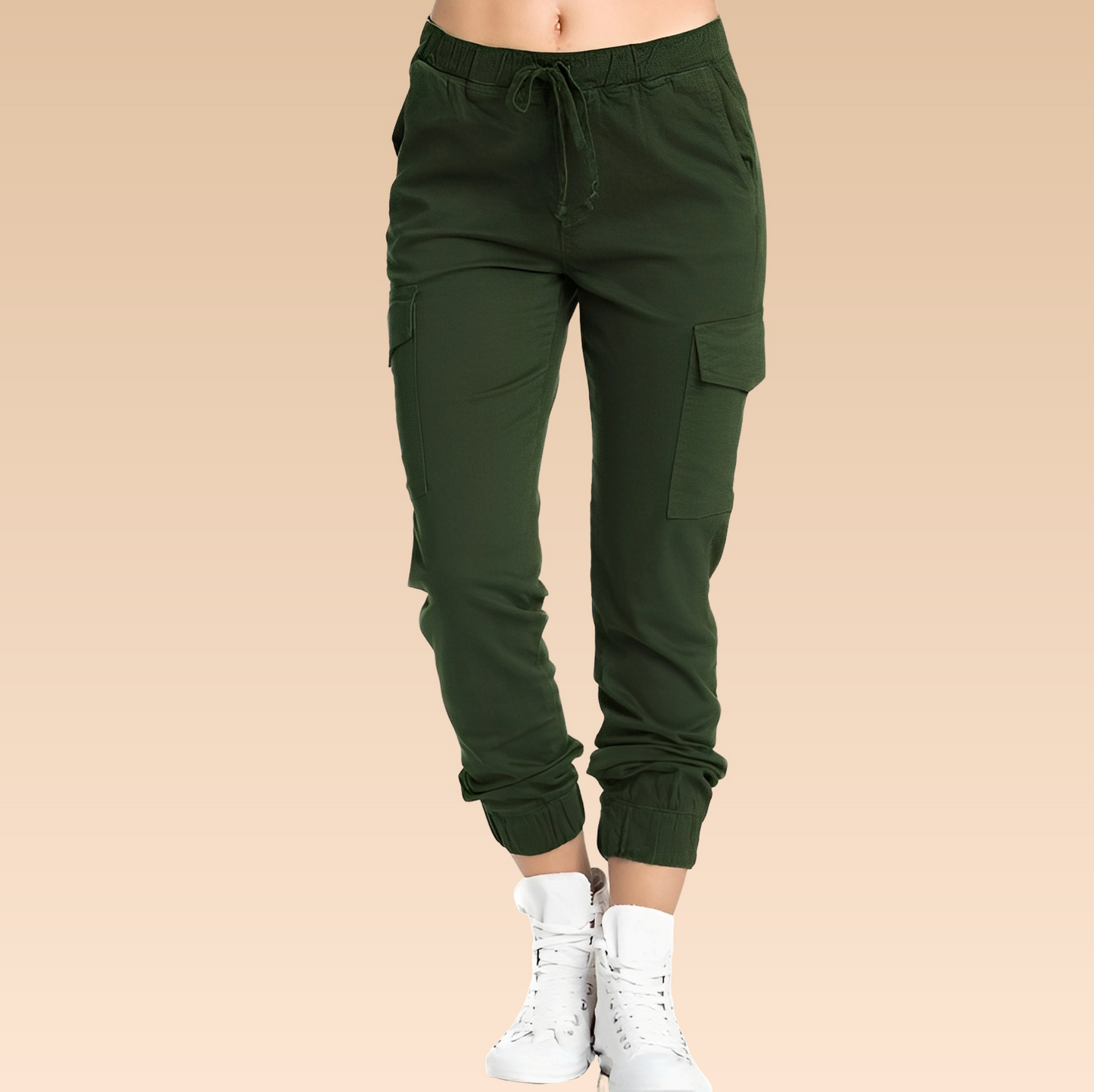 Zendi – Pantalon Cargo Elegant și Ajustat