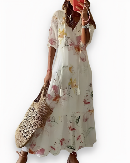 Annie - Rochie maxi Boho casual pentru femei