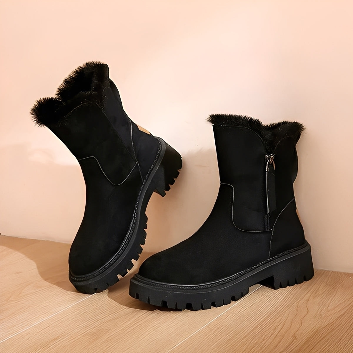 Evelynn - Cizme termice funcționale cu căptușeală de fleece pentru femei