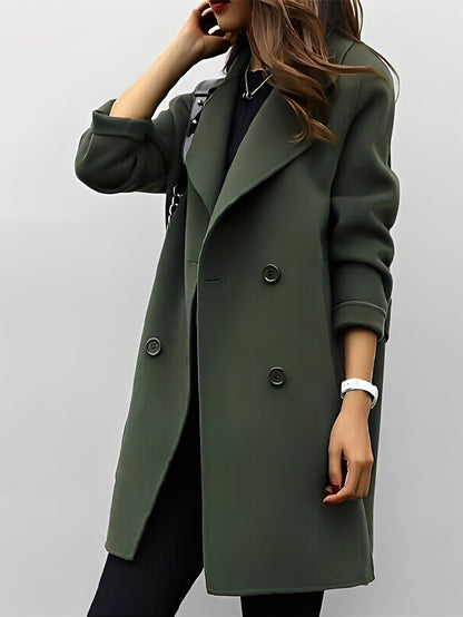 Nichole - Trenchcoat dublu elegant pentru femei
