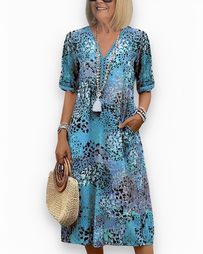 Alfie - Rochie midi cu design lejer pentru femei