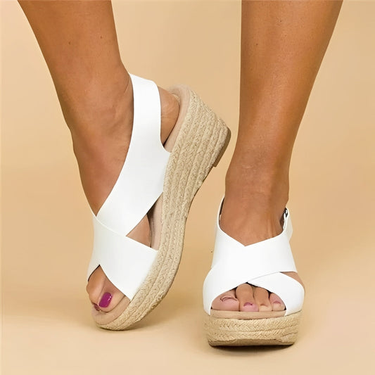 Cassie - Sandale stilate cu barete încrucișate pentru femei