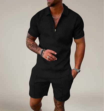 Milan – Set Polo & Pantaloni Scurți Lejer