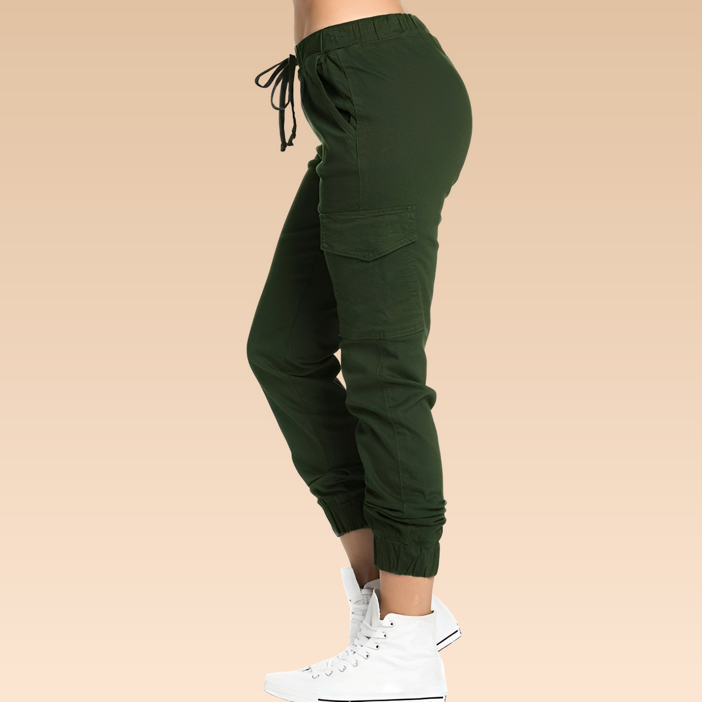 Zendi – Pantalon Cargo Elegant și Ajustat