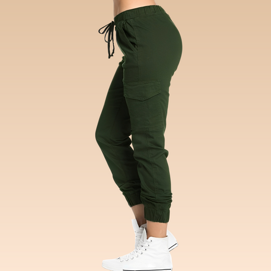 Zendi – Pantalon Cargo Elegant și Ajustat