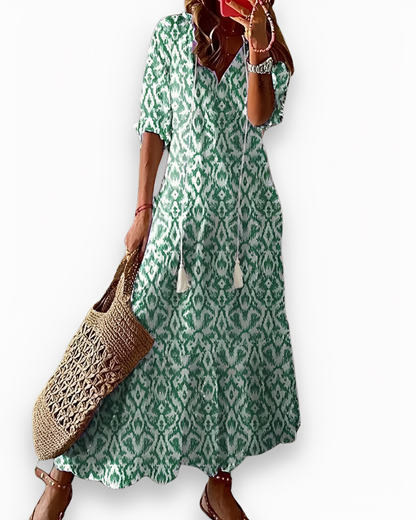 Annie - Rochie maxi Boho casual pentru femei