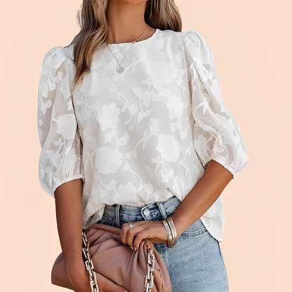 Amy – Top Femei Floral Elegant Confortabil