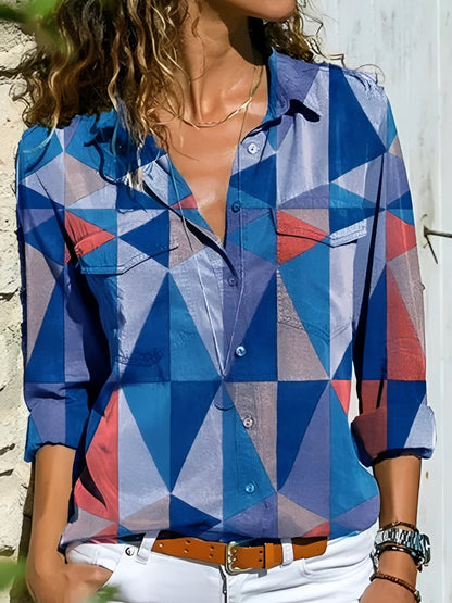 Kathleen - Bluză elegantă cu croială plină de viață pentru femei