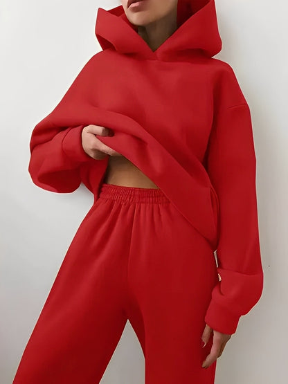 Adelia – Set de hoodie unicolor