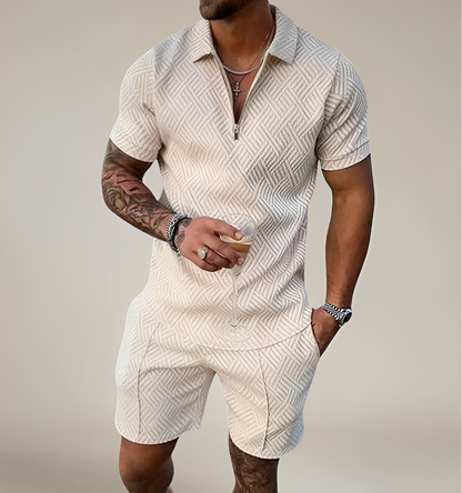 Milan – Set Polo & Pantaloni Scurți Lejer