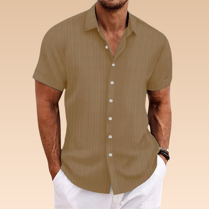 Norman – Cămașă Bărbați Ușoară și Respirabilă