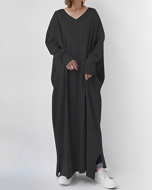 Eliana – Rochie Lungă cu Mâneci Lungi