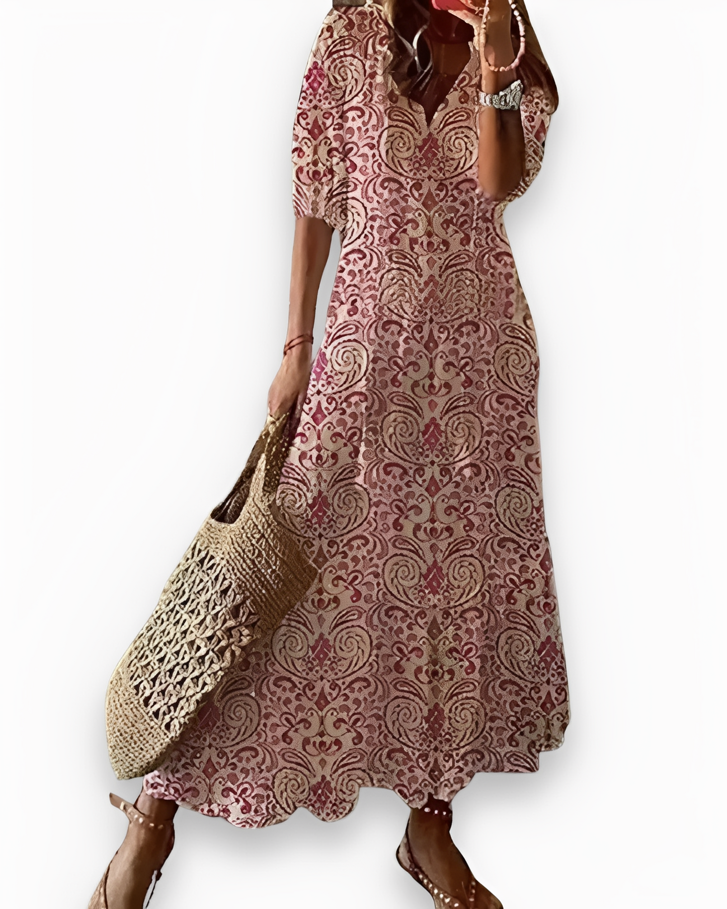 Annie - Rochie maxi Boho casual pentru femei