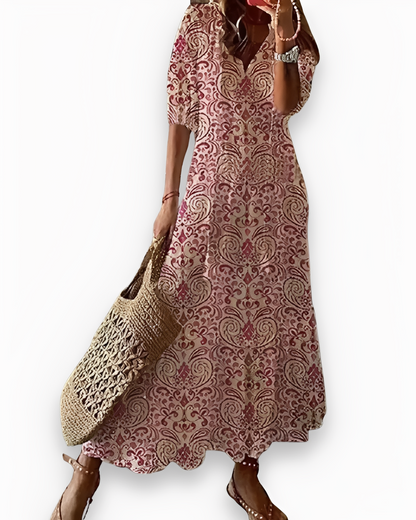 Annie - Rochie maxi Boho casual pentru femei