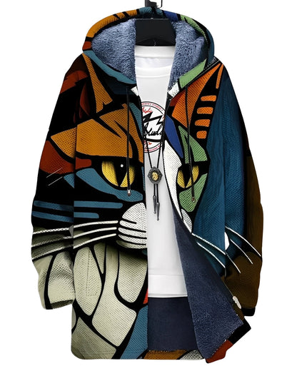 Braiden - Cardigan rafinat cu model artistic pentru bărbați