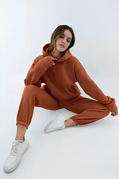 Adelia – Set de hoodie unicolor
