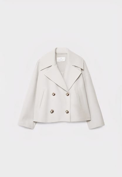 Claire – Scurtă Elegantă Dublă Jachetă