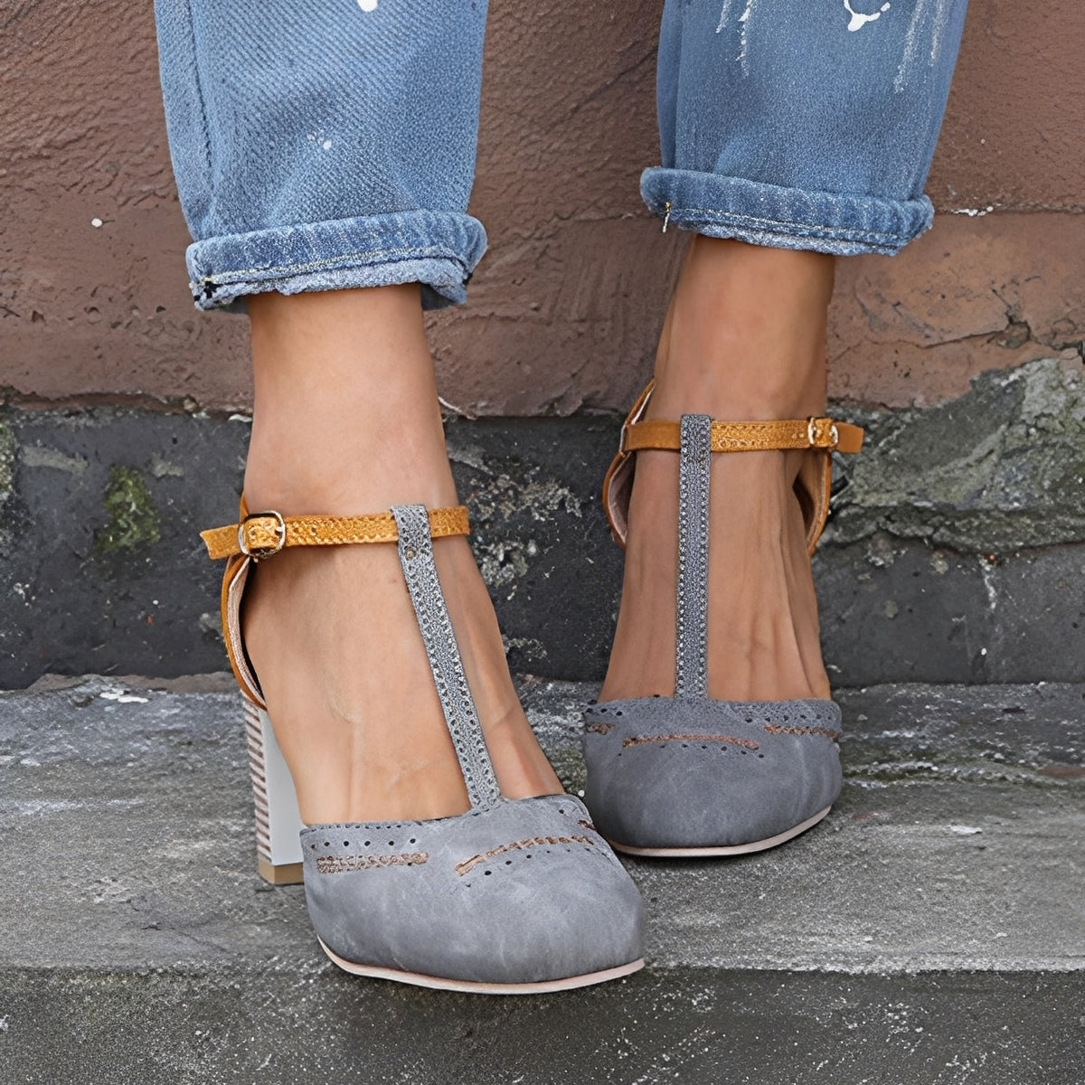 Adele – Pantofi cu Toc Echilibrat