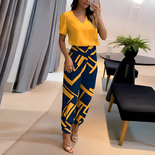 Alexandra – Set din bluză și pantaloni