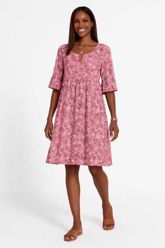 Annalena – Rochie cu flori în stil feminin