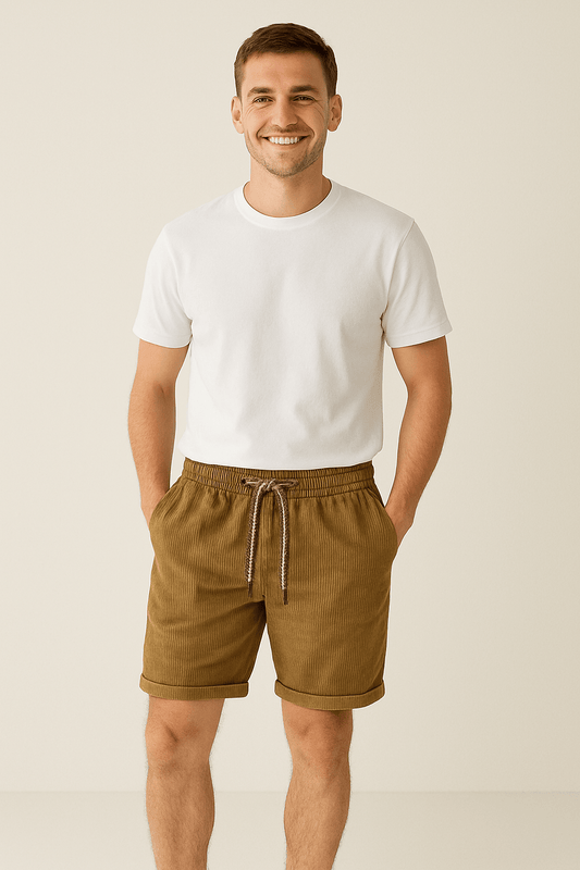 Georg – Pantaloni scurți din cord în stil retro