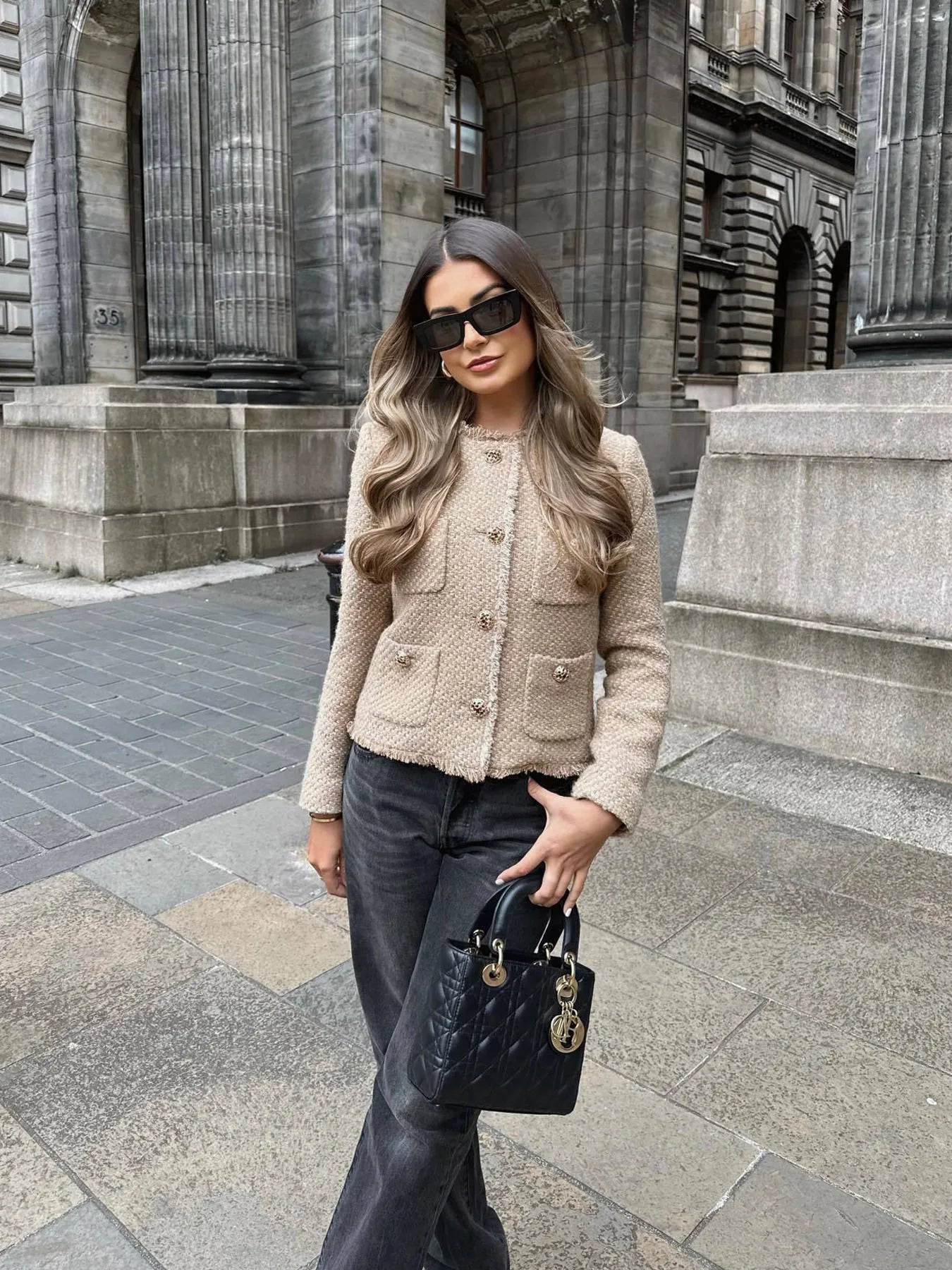 Melinda – Sacou Tweed în design clasic