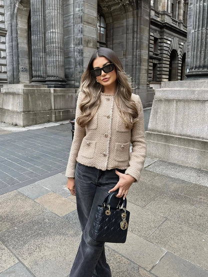Melinda – Sacou Tweed în design clasic