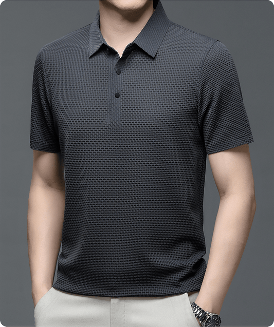 Morten – Tricou Polo Structurat