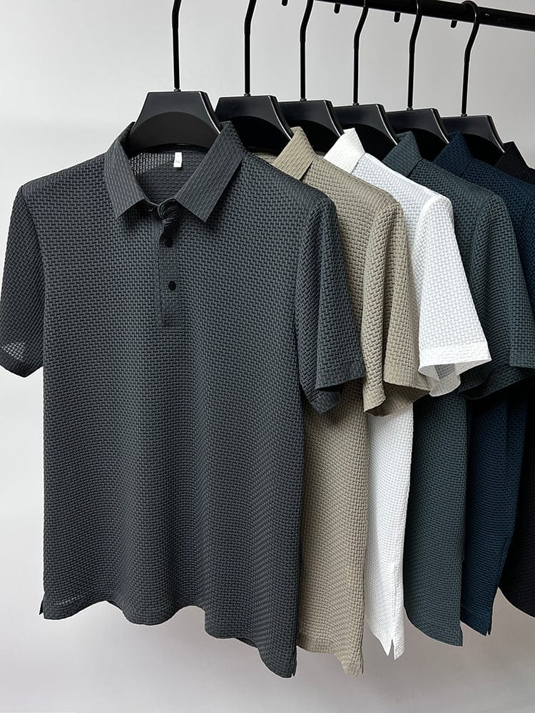 Morten – Tricou Polo Structurat