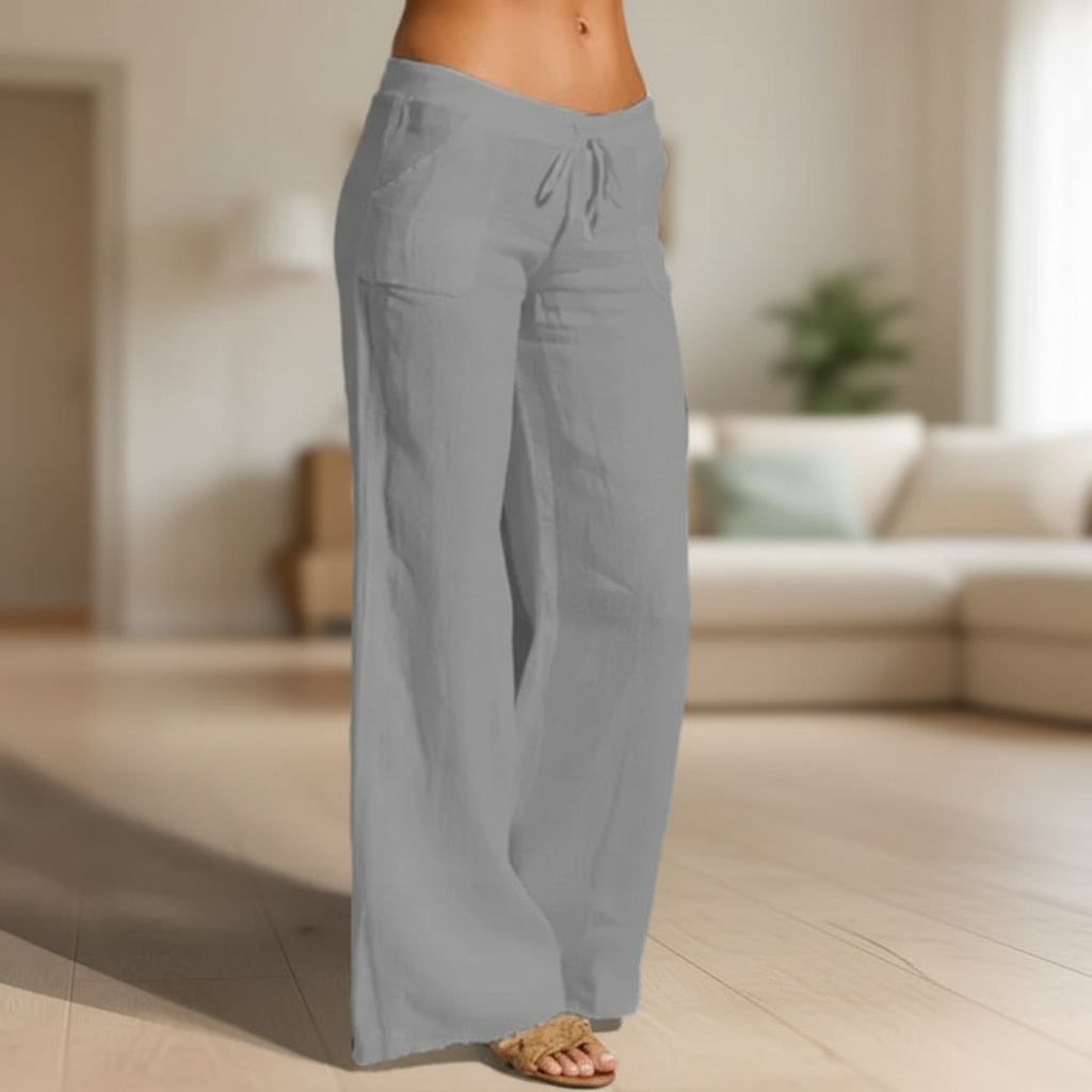 Kaori – Pantaloni Confortabili Ușori Stil Estival