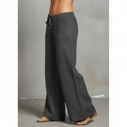 Kaori – Pantaloni Confortabili Ușori Stil Estival