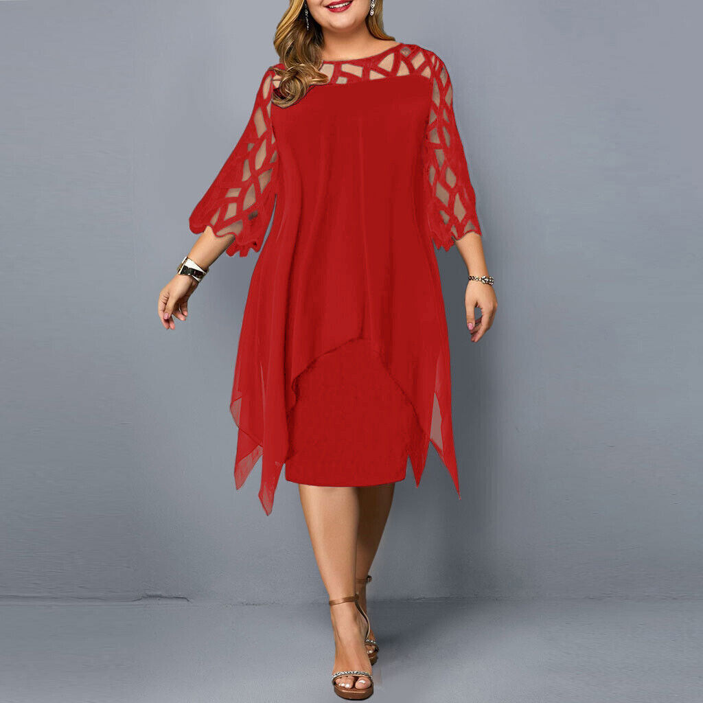 Harper – Rochie midi în mărime mare