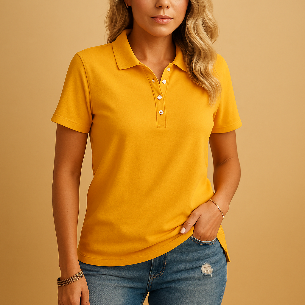 Shene – Polo chic cu croi ajustat și design modern