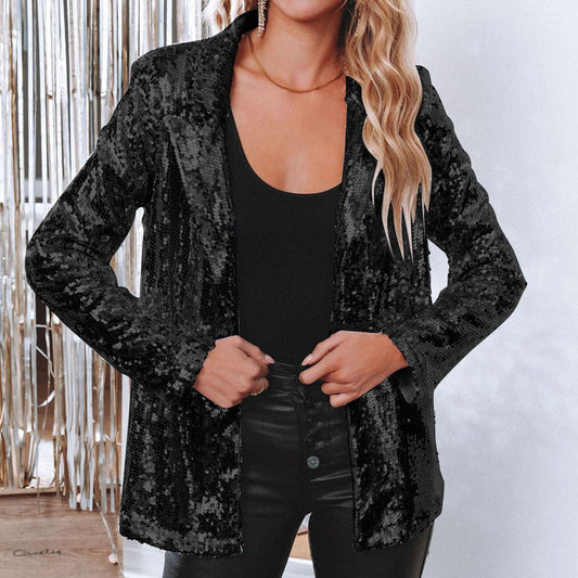 Cora – Sacou Elegant cu Paiete